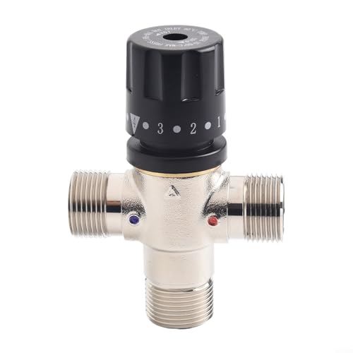 Thermostatventil für Solarheizung, 86,4 cm, DN20, für gleichbleibende Wassertemperatur und Benutzer für Sicherheit Thermostatventil für Solarheizung, 86,4 cm, DN20, für gleichbleibende Wassertemperatur und Benutzer für Sicherheit von GLFLOW