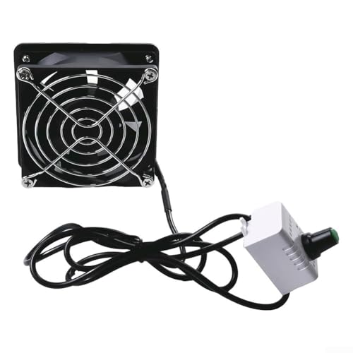 Tragbarer USB-Abluftventilator mit variablen Geschwindigkeiten für Zuhause oder Werkstatt (B) von GLFLOW