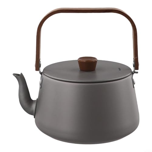 Tragbarer Wasserkocher für Camping, effiziente Heizung und einfache Lagerung, 2 l, Grau von GLFLOW