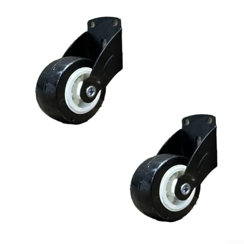 Tür-Riemenscheibe, Türunterstütze, Rad, Tür, Lastlager, Rad-Hardware (2 Stück, schwarz) von GLFLOW