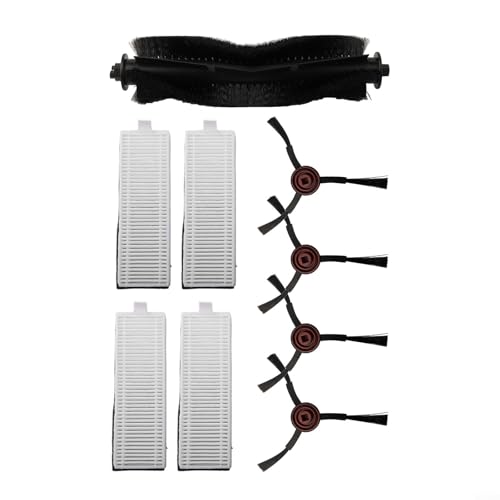Upgrade Your For Laresar Mars01 Vacuum Main Brush, Side Brushes, and Filter Replacement Set (A) von GLFLOW