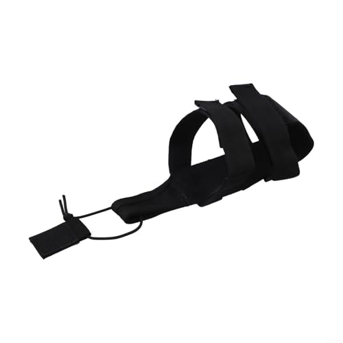 Verstellbarer MOLLE-Wasserflaschenhalter für Wandern und Camping, Tasche mit zwei Gurtbändern und elastischer Schnur für Sicherheit (schwarz) von GLFLOW