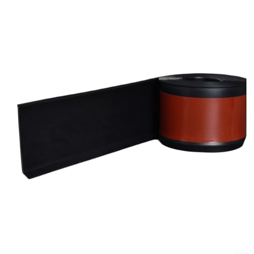Wasserdichte weiche Sockelleiste, dekorative PVC-Zierleiste für eine Vielzahl von Einstellungen (schwarz) von GLFLOW