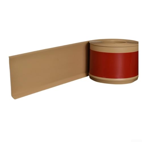 Wasserdichte weiche Sockelleiste aus PVC für eine Vielzahl von Einstellungen (hellbraun) von GLFLOW