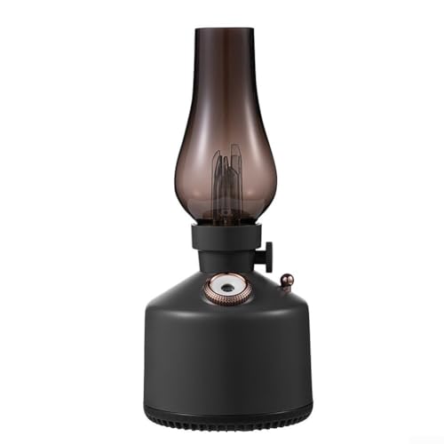 Wiederaufladbarer Luftbefeuchter über USB, kombiniert Vintage-Ästhetik und funktionelle Aromatherapie-Funktionen (grau) von GLFLOW