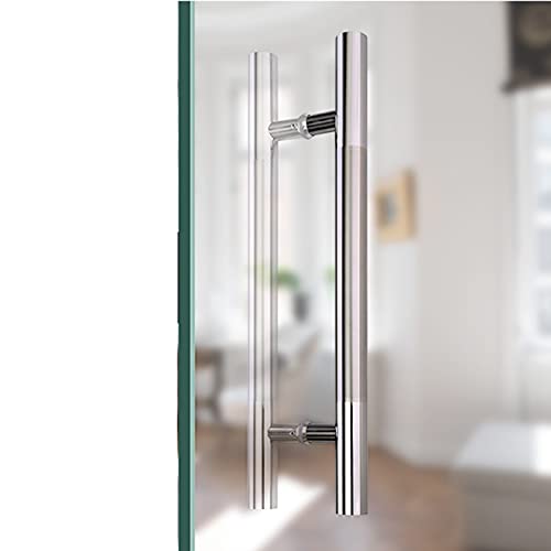 Badezimmer-Glastürgriff, geeignet für Duschkabinen, Türgriffe, Schiebetüren, Haltegriff für Bildschirm innen/außen (Größe: 500 mm + 800 mm) von GLFNB