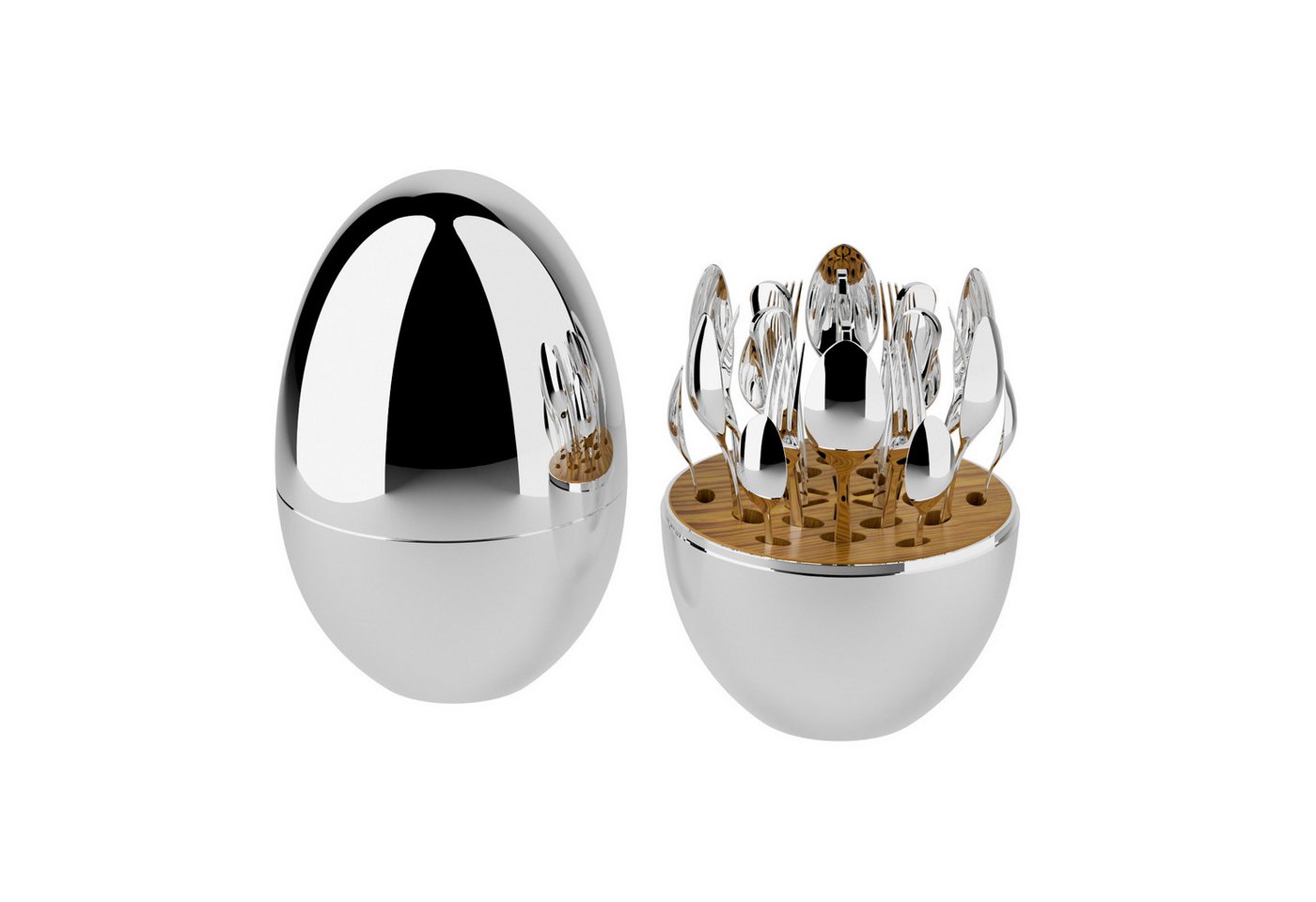 GLIESE POWER Besteck-Set 24-teiliges (24-tlg), 6 Personen, Edelstahl, Oberfläche bleibt von GLIESE POWER