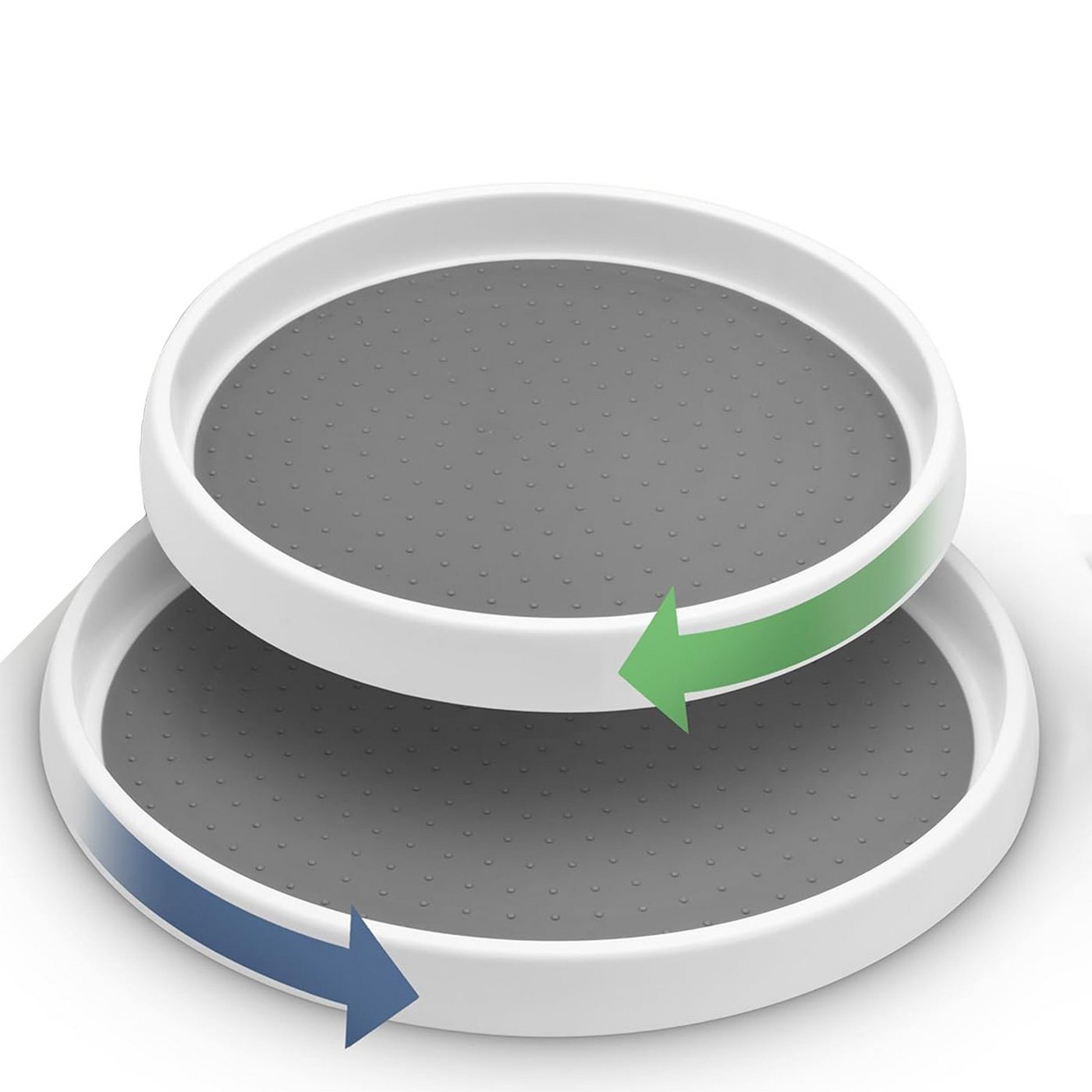 GLIESE Aufbewahrungsbox 360° Drehteller Organizer für Küche und Haushalt, 2 Stück, (2 St) von GLIESE