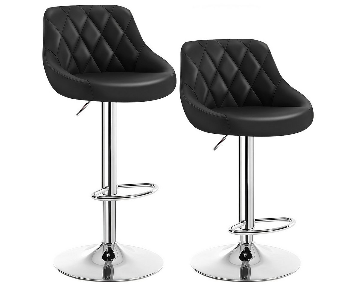 GLIESE Barhocker PU barhocker set 360° drehbar höhenverstellbar aus Kunstleder Metall GLIESE Barhocker PU barhocker set 360° drehbar höhenverstellbar aus Kunstleder Metall von GLIESE