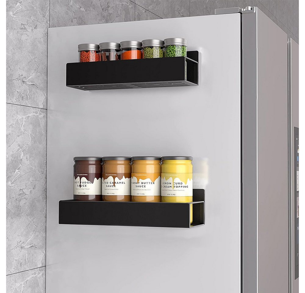 GLIESE Küchenregal Magnetische Kühlschrank Regale 2er Set für Küche/Bad, 2-tlg. GLIESE Küchenregal Magnetische Kühlschrank Regale 2er Set für Küche/Bad, 2-tlg. von GLIESE