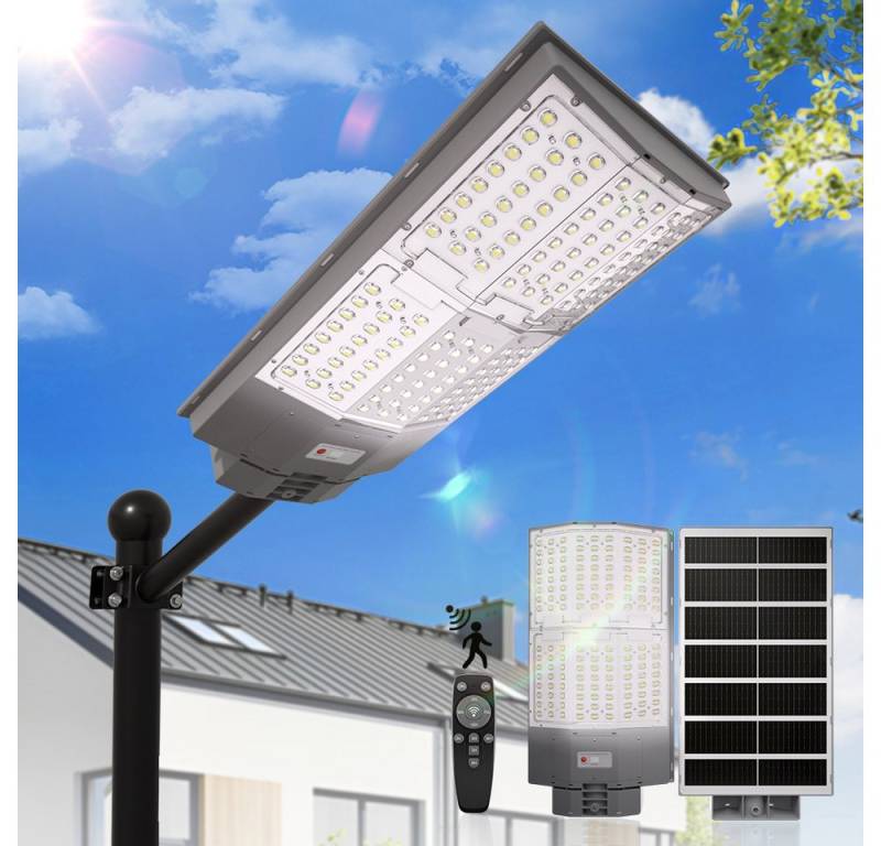 GLIESE LED Außen-Wandleuchte Solar, mit Daemmerungssensor, Wasserdicht, für Parkplatz Garage Hof von GLIESE