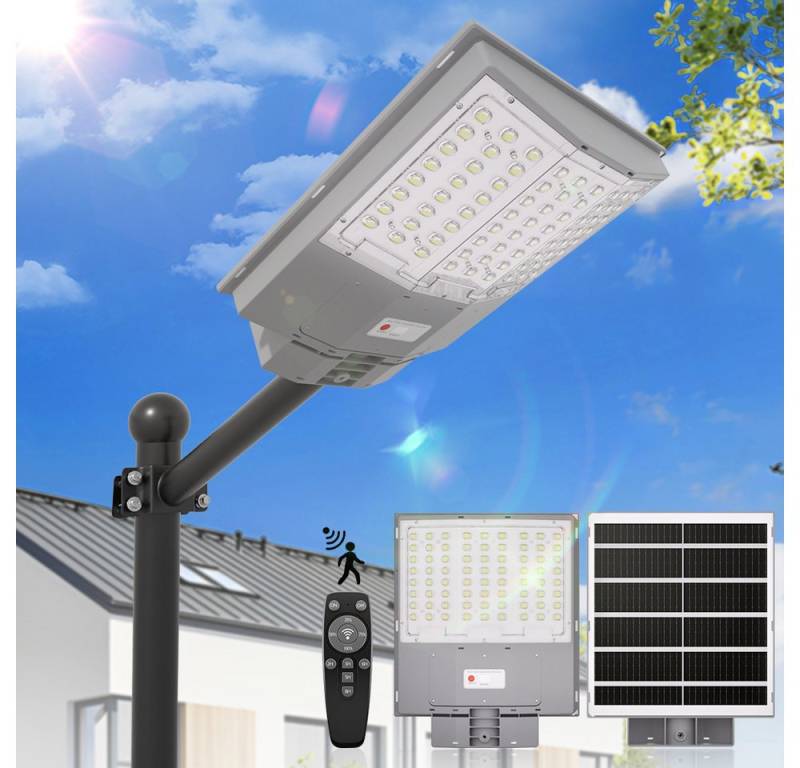 GLIESE LED Außen-Wandleuchte Solar, mit Daemmerungssensor, Wasserdicht, für Parkplatz Garage Hof von GLIESE