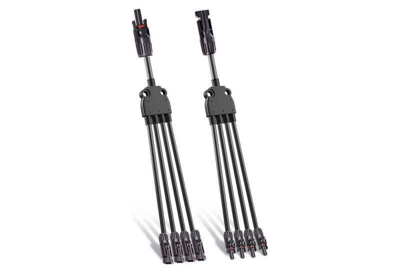 GLIESE Solarmodul 1 Paar Solar Y-Verzweigung Konnektoren 1 zu 4 Solaradapter 1000V, (2-St) von GLIESE
