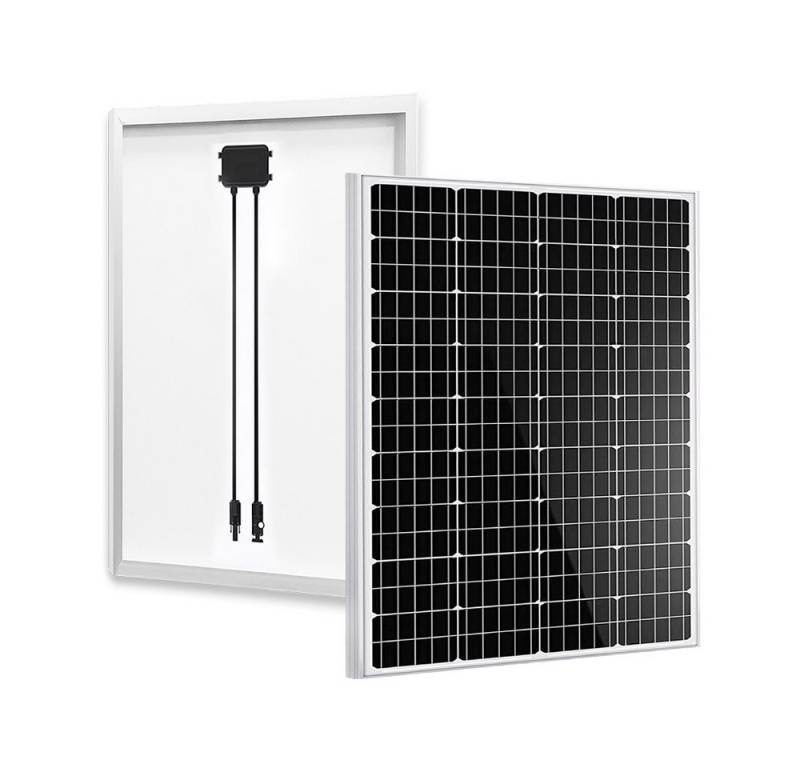 GLIESE Solarmodul 120W Solarpanel für Dach/Balkonkraftwerk/Inselanlagen, 120 W, Monokristallin, (1-St., 1 Stück Solarpanel), Einfache Erweiterung durch Serien-/Parallelschaltung von GLIESE