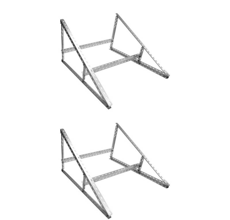 GLIESE Solarmodul 114cm / 118cmPV Halterung Solarpanel-Halterung für balkonkraftwerk, Aluminium AL6005 TS, (Set, 4-St., 118cm Solarpanel Halterung), Korrosionsbeständigkeit, Stabilität aufweist von GLIESE