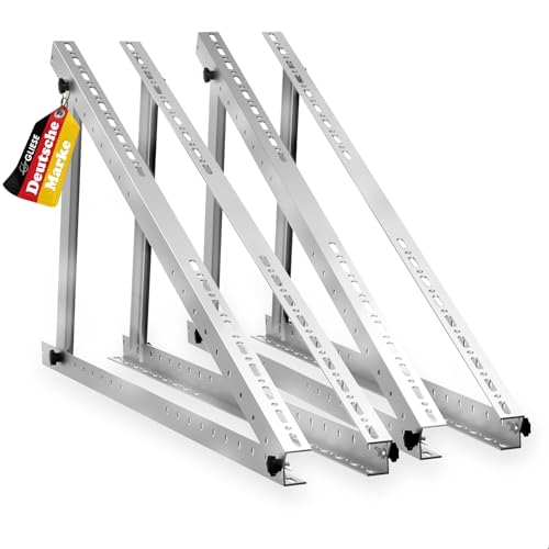 Solarmodul Halterung 114 cm 2 Sets, Aluminiumlegierung Solarpanel Halterung,Balkonkraftwerk Halterungen ,PV Module Halterung Solarmodul für 100W-600W mit rostfreien Edelstahl-Schrauben und -Muttern Solarmodul Halterung 114 cm 2 Sets, Aluminiumlegierung Solarpanel Halterung,Balkonkraftwerk Halterungen ,PV Module Halterung Solarmodul für 100W-600W mit rostfreien Edelstahl-Schrauben und -Muttern von GLIESE