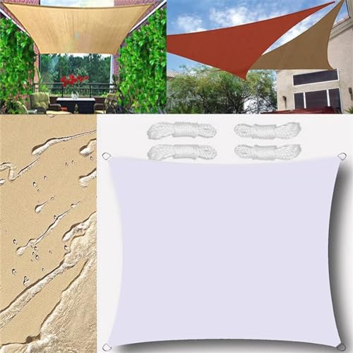 Sonnensegel Wasserdicht Rechteckig 3.5x6m Sonnensegel Balkon Sonnenschutz 95% UV Schutz Windschutz für Balkon Garten,mit Ösen und Befestigungsseile Weiß Sonnensegel Wasserdicht Rechteckig 3.5x6m Sonnensegel Balkon Sonnenschutz 95% UV Schutz Windschutz für Balkon Garten,mit Ösen und Befestigungsseile Weiß von GLIN