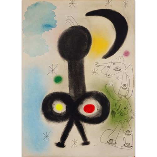 GLKFWVX Joan Miró Wandkunst Berühmte Poster Ausstellung Leinwand Malerei Moderner Stil Drucke Nordisch Zuhause Wohnzimmer Dekoration Bild 60x90cmx1 Kein Rahmen GLKFWVX Joan Miró Wandkunst Berühmte Poster Ausstellung Leinwand Malerei Moderner Stil Drucke Nordisch Zuhause Wohnzimmer Dekoration Bild 60x90cmx1 Kein Rahmen von GLKFWVX
