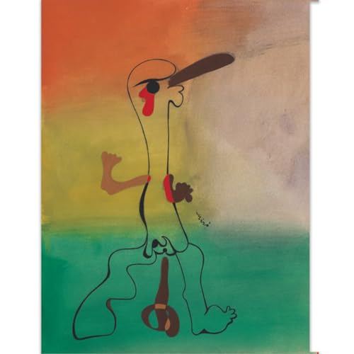 GLKFWVX Joan Miró Wandkunst Berühmte Poster 《Persönlichkeit》 Leinwandmalerei Nordische Drucke Moderner Stil Zuhause Wohnzimmer Dekoration Bild 60x90cmx1 Kein Rahmen GLKFWVX Joan Miró Wandkunst Berühmte Poster 《Persönlichkeit》 Leinwandmalerei Nordische Drucke Moderner Stil Zuhause Wohnzimmer Dekoration Bild 60x90cmx1 Kein Rahmen von GLKFWVX