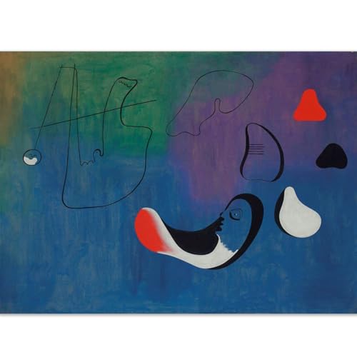 Joan Miró Wandkunst, berühmte Poster, bunte Graffiti-Leinwandgemälde, nordische Drucke, moderner Stil, Heimdekoration, Bild, 60 x 90 x 1, ohne Rahmen Joan Miró Wandkunst, berühmte Poster, bunte Graffiti-Leinwandgemälde, nordische Drucke, moderner Stil, Heimdekoration, Bild, 60 x 90 x 1, ohne Rahmen von GLKFWVX
