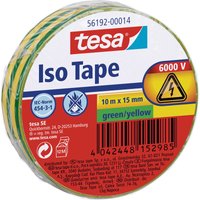 Tesa - 56192-00014-22 Isolierband Grün, Gelb (l x b) 10 m x 15 mm 1 St. von Tesa