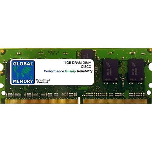 1 GB DRAM DIMM Memory RAM für Cisco Catalyst 4500 Series Switches Supervisor Engine sup-6l-e (mem-x45–1 gb-le) von GLOBAL MEMORY