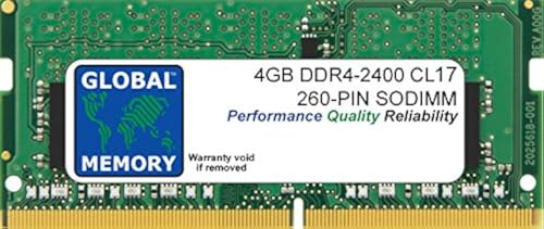GLOBAL MEMORY 4 GB DDR4 2400 MHz PC4–19200 260-pin SODIMM-Speicher RAM für Laptops/notebooks GLOBAL MEMORY 4 GB DDR4 2400 MHz PC4–19200 260-pin SODIMM-Speicher RAM für Laptops/notebooks von GLOBAL MEMORY
