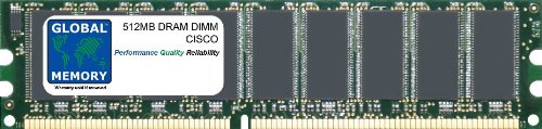 512 MB DRAM DIMM Memory RAM für Cisco 2811 Router (MEM2811–512D, MEM2811–256U768D) von GLOBAL MEMORY