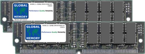 64 MB (2 x 32 MB) DRAM SIMM Memory RAM KIT für Cisco AS53 Series Universal Gateway (mem-64 m-as53) von GLOBAL MEMORY