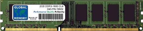 Arch Memory 2 GB DDR3 1600 MHz PC3–12800 240-PIN DIMM ARBEITSSPEICHER FÜR PC DESKTOPS/MAINBOARDS Arch Memory 2 GB DDR3 1600 MHz PC3–12800 240-PIN DIMM ARBEITSSPEICHER FÜR PC DESKTOPS/MAINBOARDS von GLOBAL MEMORY