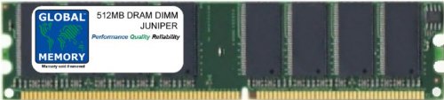 Arch Memory 512 MB DRAM DIMM ARBEITSSPEICHER FÜR Juniper J2350/J4350/J6350 ROUTERN (jxx50-mem-512-s, j4300-mem-512 m, J4300–512 S) von GLOBAL MEMORY