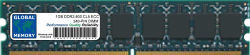 GLOBAL MEMORY 1 GB DDR2 800 MHz PC2–6400 240-PIN ECC DIMM (UDIMM) Arbeitsspeicher für Servers/WORKSTATIONS/MAINBOARDS von GLOBAL MEMORY