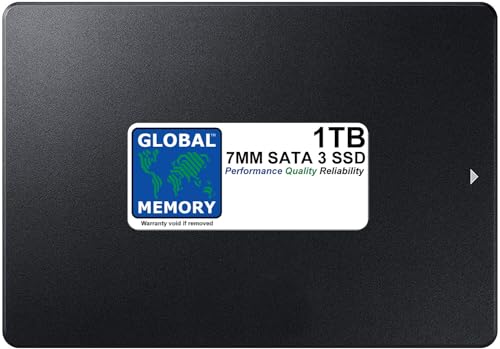 GLOBAL MEMORY 1 TB 7 mm 2,5 Zoll SATA 3 Solid State Drive (SSD) für Mac Pro (2009–2010–2012) von GLOBAL MEMORY
