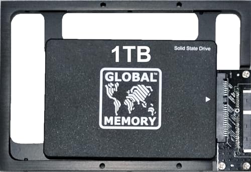 GLOBAL MEMORY 1 TB 7 mm 3,5 Zoll SATA 2 Solid State Drive (SSD) für IMAC (2001–2002 – 2003–2005 – 2006–2007 – 2008–2009) von GLOBAL MEMORY