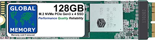 GLOBAL MEMORY 128 GB M.2 PCIe Gen3 x4 NVMe Solid State Drive (SSD) für IMAC (Mitte 2017 - Anfang 2019) von GLOBAL MEMORY