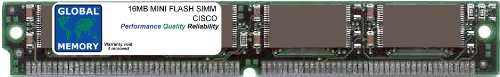 GLOBAL MEMORY 16 MB Flash SIMM ARBEITSSPEICHER FÜR Cisco 3600 Series ROUTERN (MEM3600–16 FS, mem-1 X 16 F) von GLOBAL MEMORY