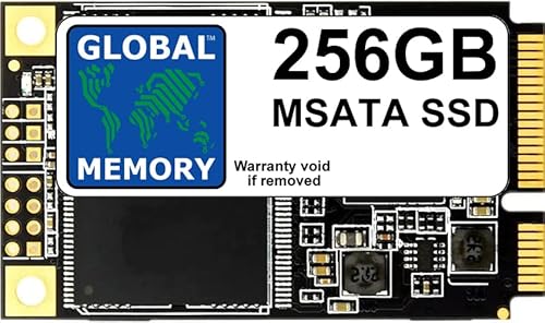 GLOBAL MEMORY 256 GB MSATA Solid State Drive (SSD) für Laptops/Desktop-PCs/Server/Workstationen/Motherboards von GLOBAL MEMORY
