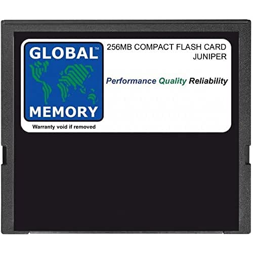 GLOBAL MEMORY 256 MB Compact Flash Card Speicher für Juniper J2300/J4300/J6300 Serie ROUTERN (jx-cf-256 m-s) von GLOBAL MEMORY
