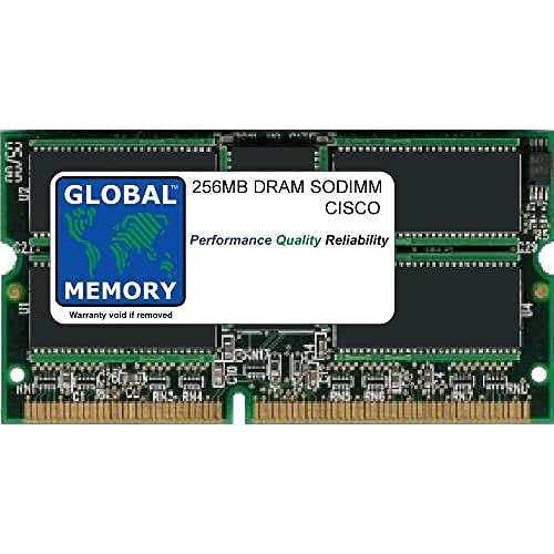 GLOBAL MEMORY 256 MB DRAM SODIMM ARBEITSSPEICHER FÜR Cisco Catalyst 6000/6500 Series SWITCHES Supervisor Engine 2/2U (mem-s2–256 MB) von GLOBAL MEMORY