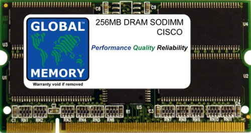 GLOBAL MEMORY 256 MB DRAM SODIMM ARBEITSSPEICHER FÜR Cisco Catalyst 6500 Series SWITCHES DISTRIBUTED Forwarding Card 3 A (mem-xcef720–256 M) von GLOBAL MEMORY