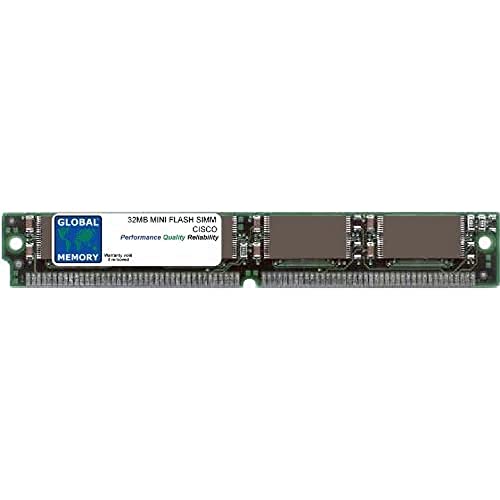 GLOBAL MEMORY 32 MB Mini Flash SIMM ARBEITSSPEICHER FÜR Cisco 2620 Router (MEM2620–32 FS, MEM2620–8U32FS) von GLOBAL MEMORY