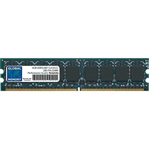 GLOBAL MEMORY 4 GB DDR2 667 MHz PC2–5300 240-PIN ECC DIMM (UDIMM) Arbeitsspeicher für Servers/WORKSTATIONS/MAINBOARDS von GLOBAL MEMORY