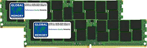 128 GB (2 x 64 GB) DDR4 2933 MHz PC4-23400 288-PIN ECC registrierte Last reduzierte Dimm (LRDIMM) Arbeitsspeicher-Kit kompatibel mit Servern/Workstations/Motherboards (Nicht für PCs) von GLOBAL MEMORY