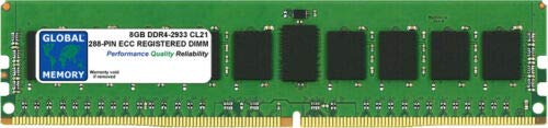 Global Memory 8GB DDR4 2933MHz PC4-23400 288-PIN ECC Registered DIMM (RDIMM) Speicher RAM für Mac Pro (2019) von GLOBAL MEMORY