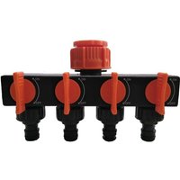 PVC-Hahnadapter 4 Steckdosen Exclusives Angebot von GLOBAL NETWORK