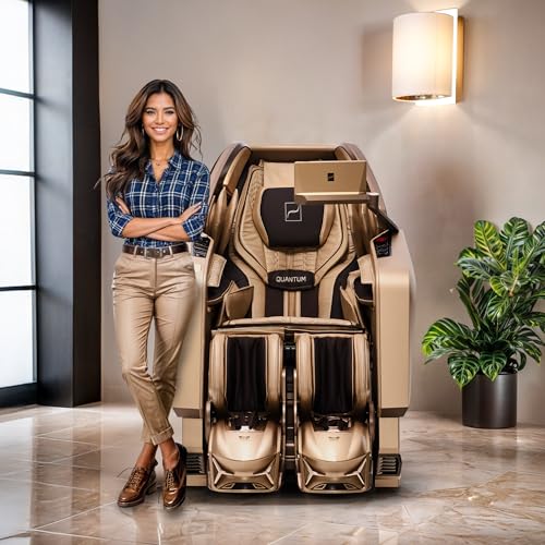 GLOBAL RELAX® I Quantum IA (10D) Massagesessel mit künstlicher Intelligenz I Echtes Leder I Premium 3D-Sound I FHD-Display 10,1 Zoll I Kaltsitz - Warm I XD-Köpfe 80 Positionen von GLOBAL RELAX