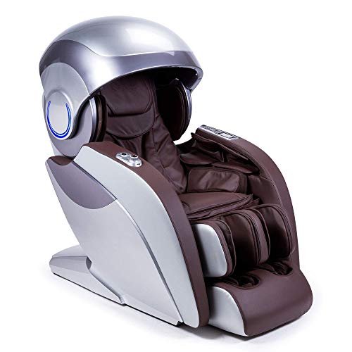 GLOBAL RELAX® | Kronos 5D-Massagesessel Limitierte Auflage | Braun | Pressotherapie I Aromatherapie I Lichttherapie I Thermotherapie I Bluetooh 3D Sound | Schwerelosigkeit I Raum Zero von GLOBAL RELAX