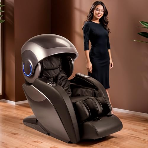GLOBAL RELAX® | Kronos 5D-Massagesessel Limitierte Auflage | Schwarz | Pressotherapie I Aromatherapie I Lichttherapie I Thermotherapie I Bluetooh 3D Sound | Schwerelosigkeit I Raum Zero von GLOBAL RELAX
