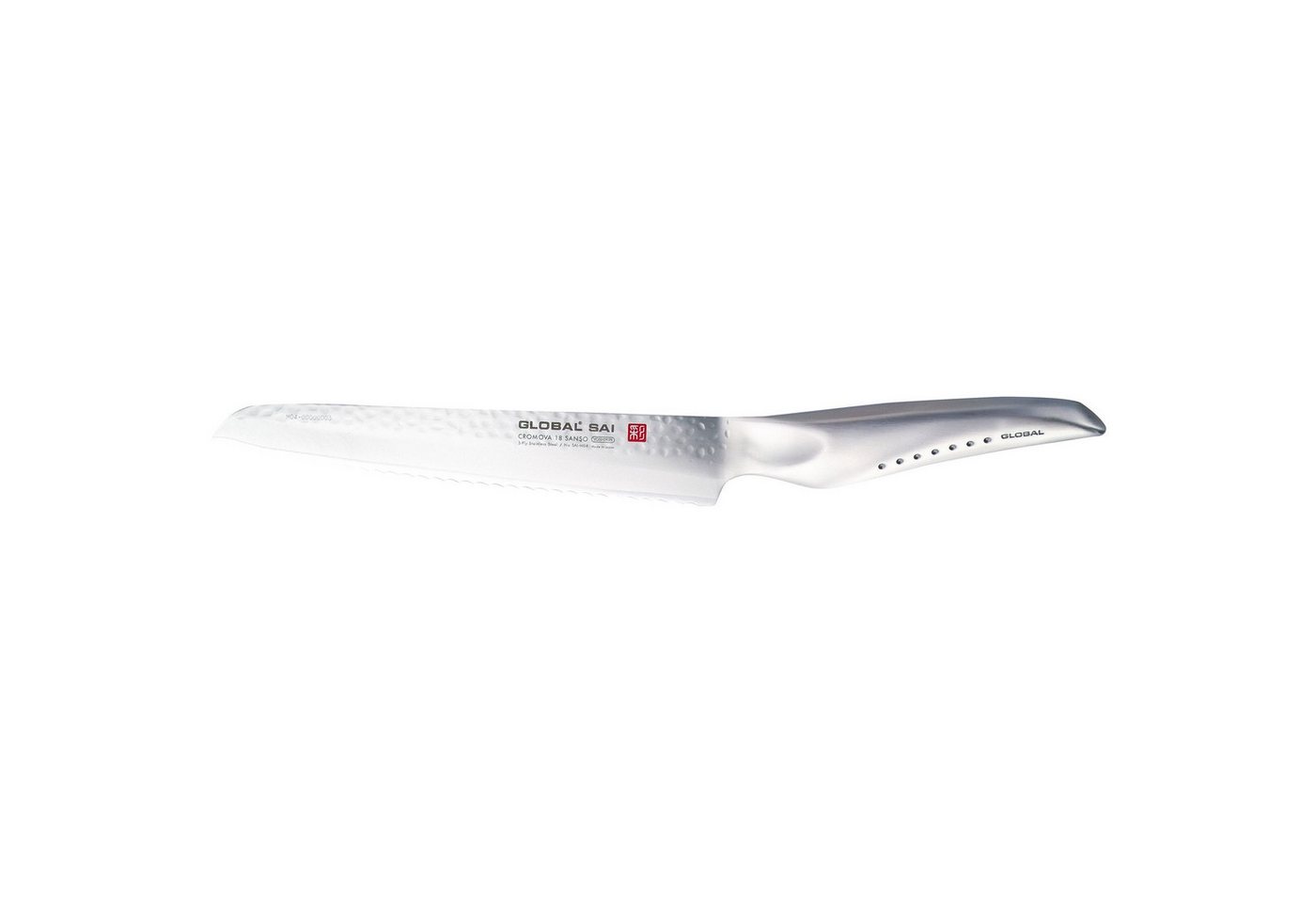 GLOBAL Brotmesser, SAI Brötchenmesser 17 cm SAI-M04 von GLOBAL