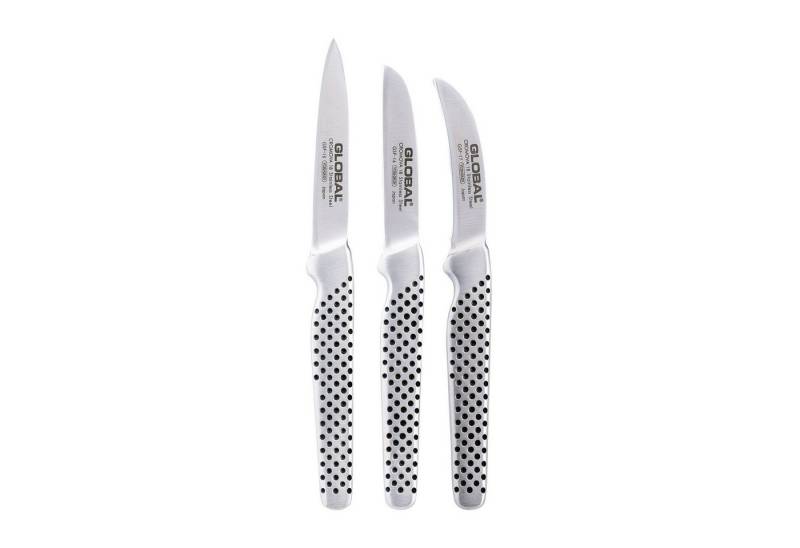 GLOBAL Messer-Set Schälmesserset GSF-15 + GSF-16 + GSF-17 (Spar-Set, 3-tlg) von GLOBAL